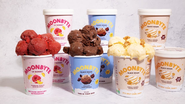MOONBYTE : des glaces vegan et faibles en sucre | Foodinnov